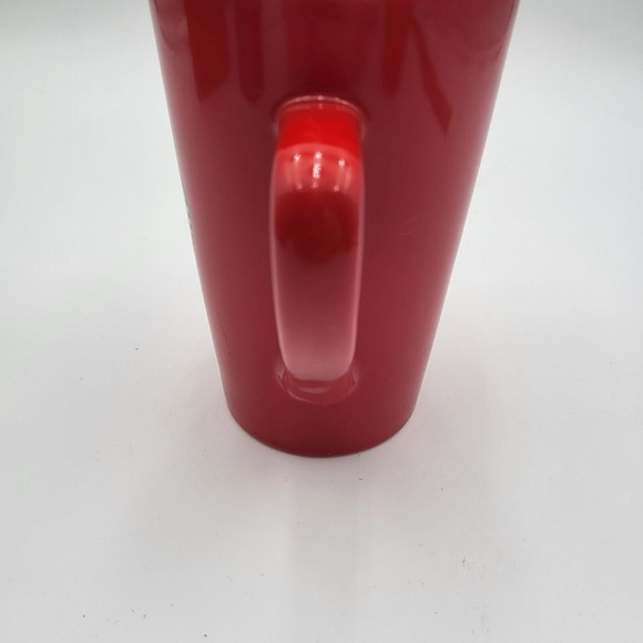 (2) Starbucks 12oz Red Ceramic Coffee Mugs Mermaid Siren Logo 2020/2021 - Picture 13 of 16